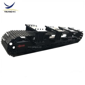 steel track undercarriage for mobile crusher